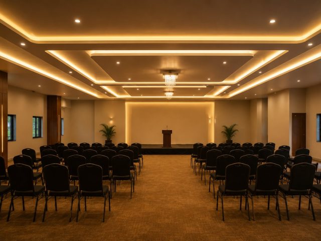 Aaranya Banquet Hall with theatre-style seating